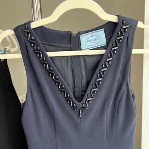 Navy blue Prada dress